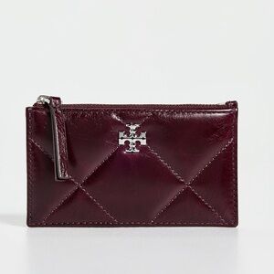 Tory Burch Burgundy Quilted Wallet
